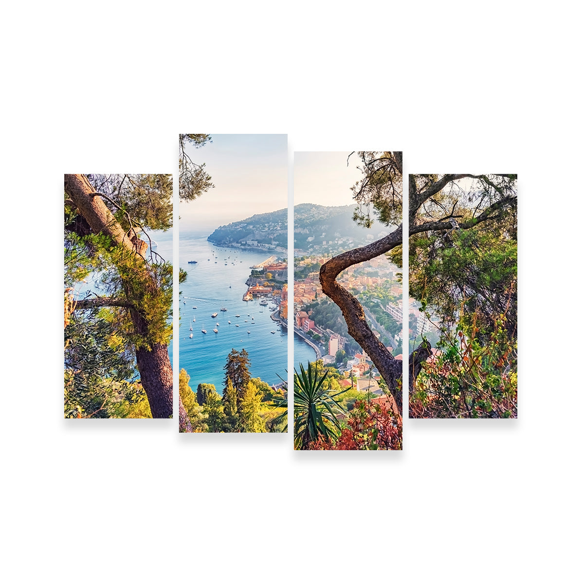 Villefranche Coastline Wall Art