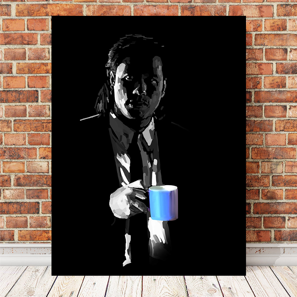 Vincent With His mug Wall Art