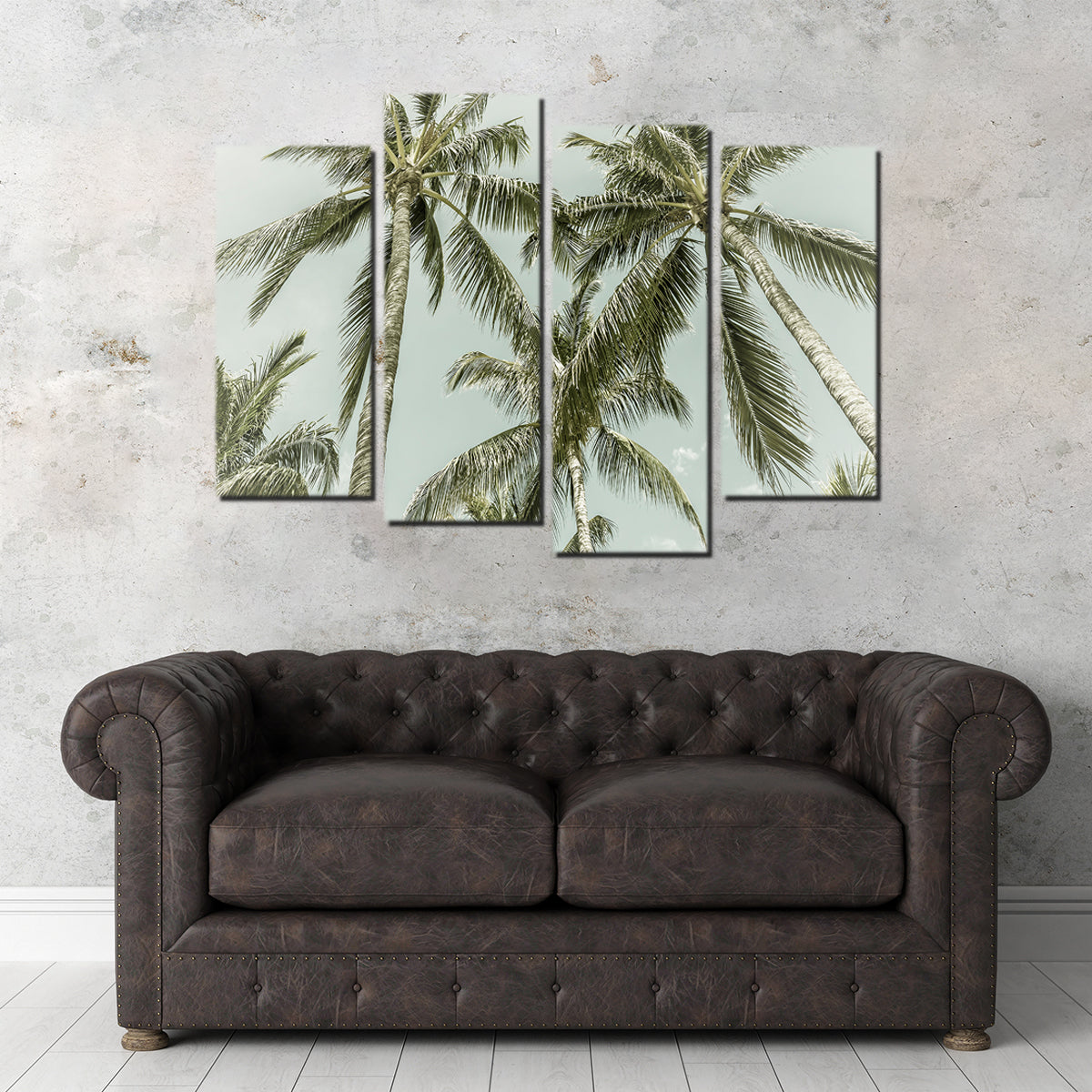 Vintage Palm Trees Wall Art