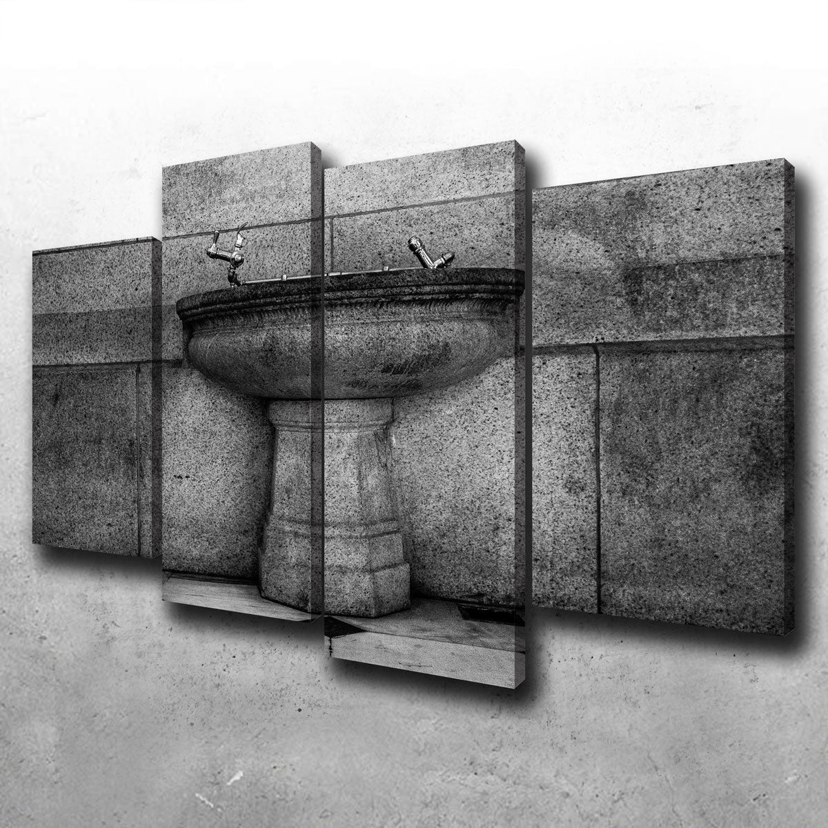 Vintage Fountain Wall Art