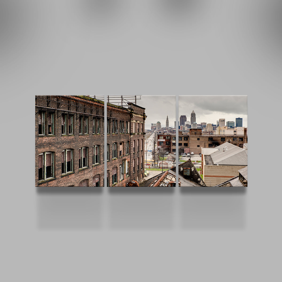 Warner & Swasey Overlooking Cleveland Wall Art