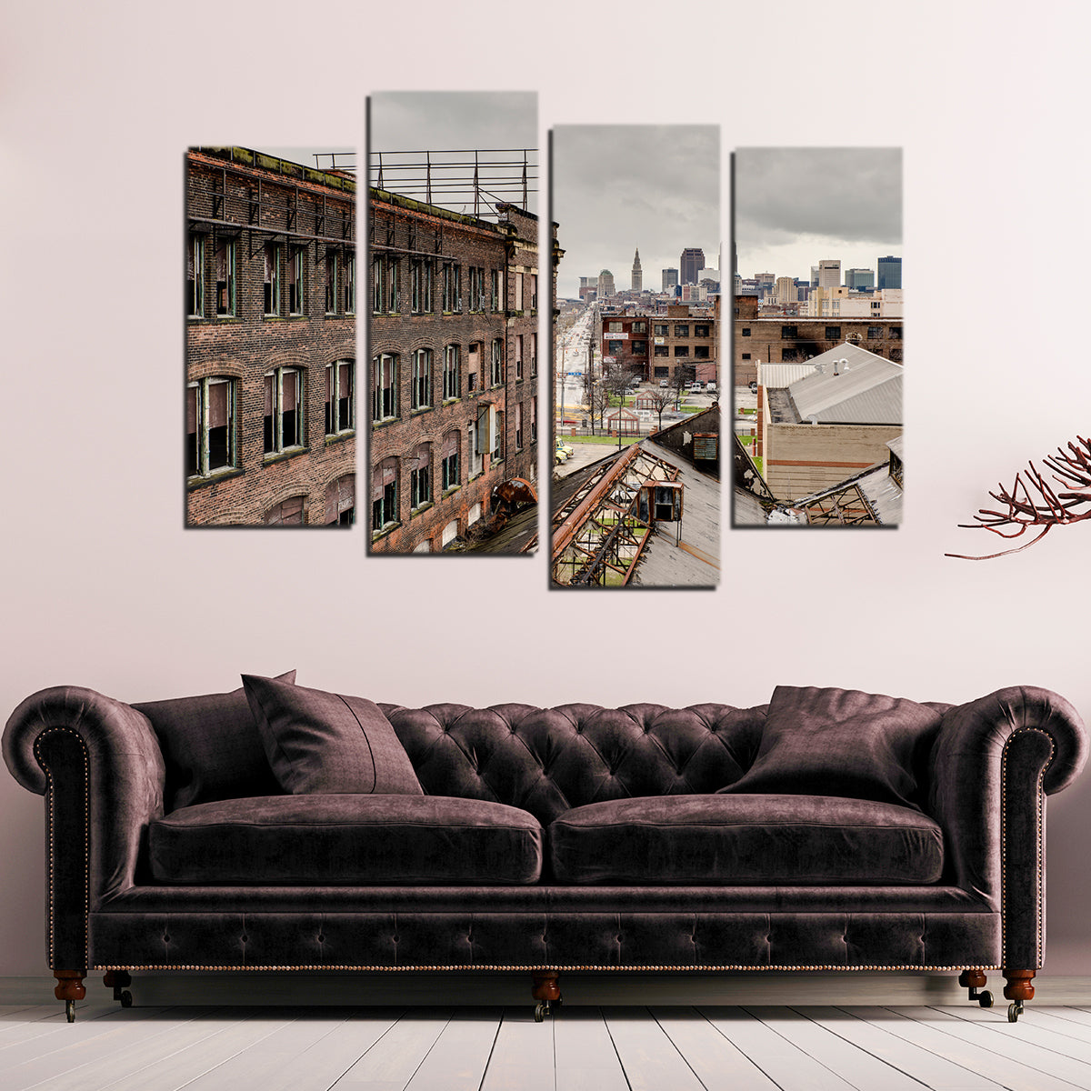 Warner & Swasey Overlooking Cleveland Wall Art