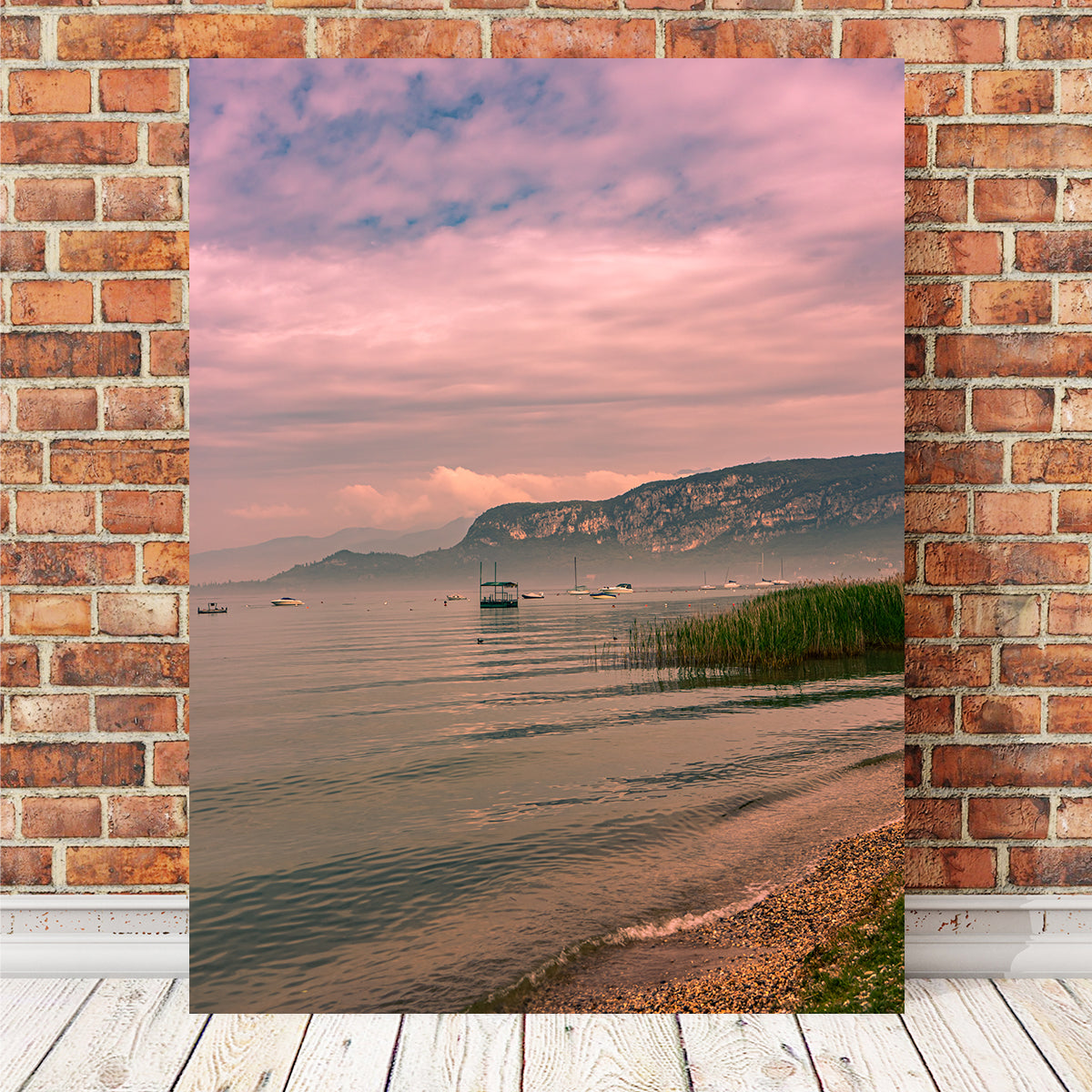 Waves on Lake Wall Art