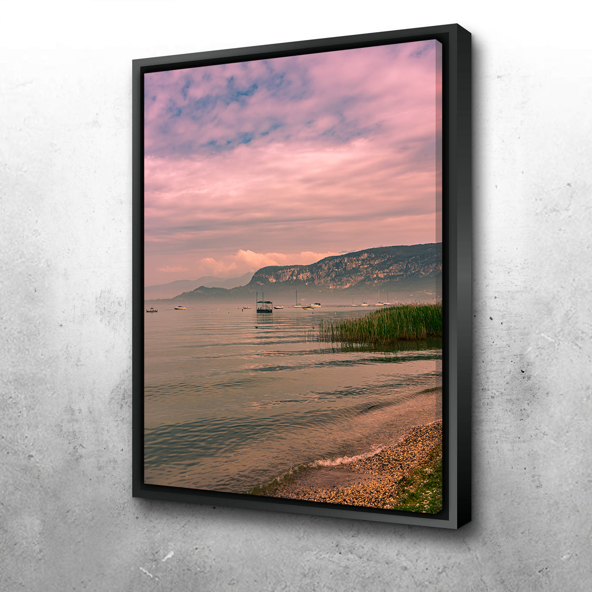 Waves on Lake Wall Art