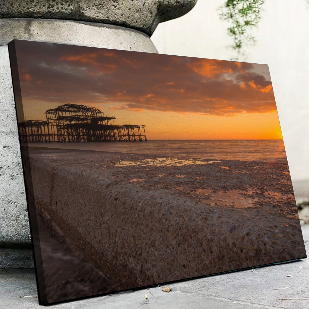 Sunset at West Pier Wall Art