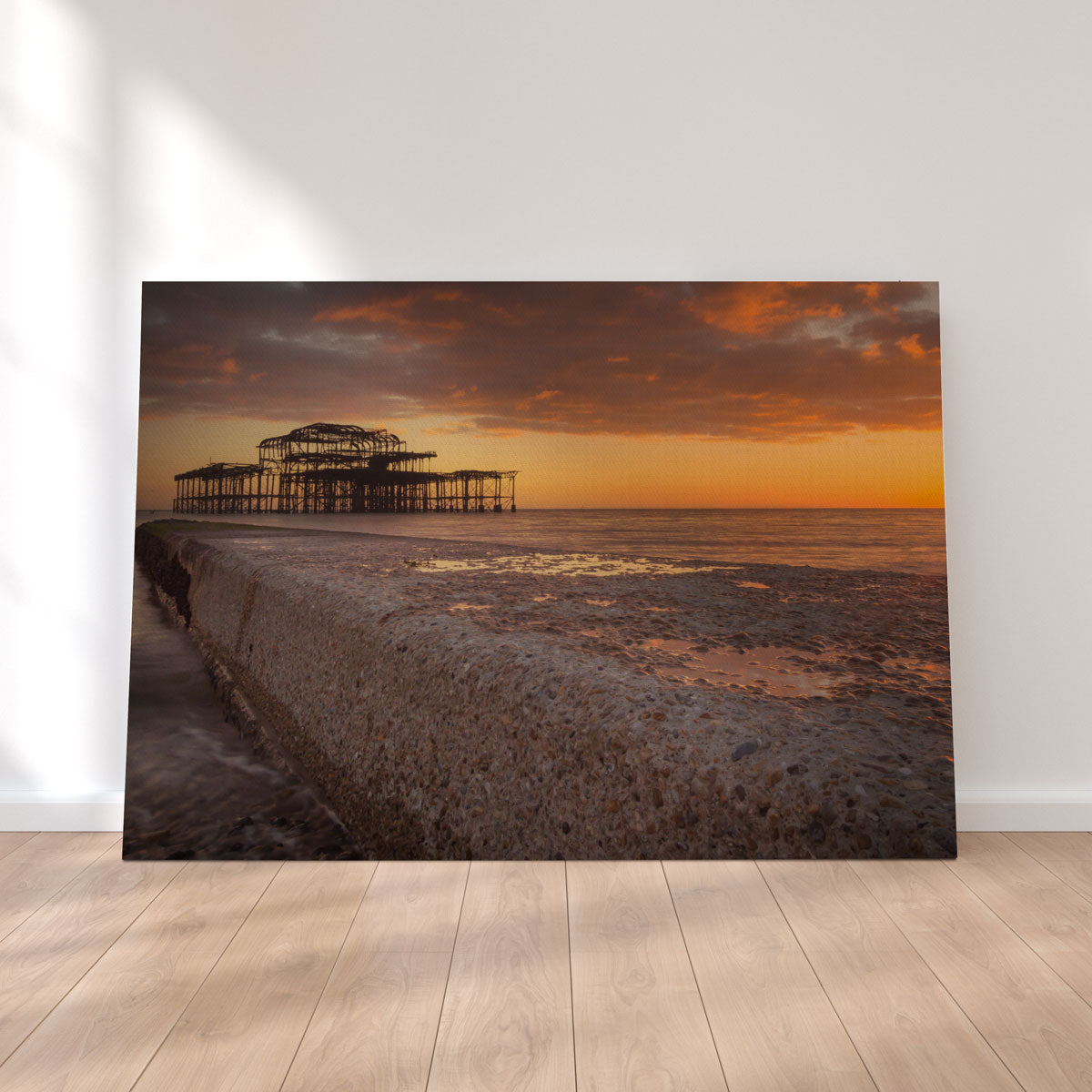 Sunset at West Pier Wall Art