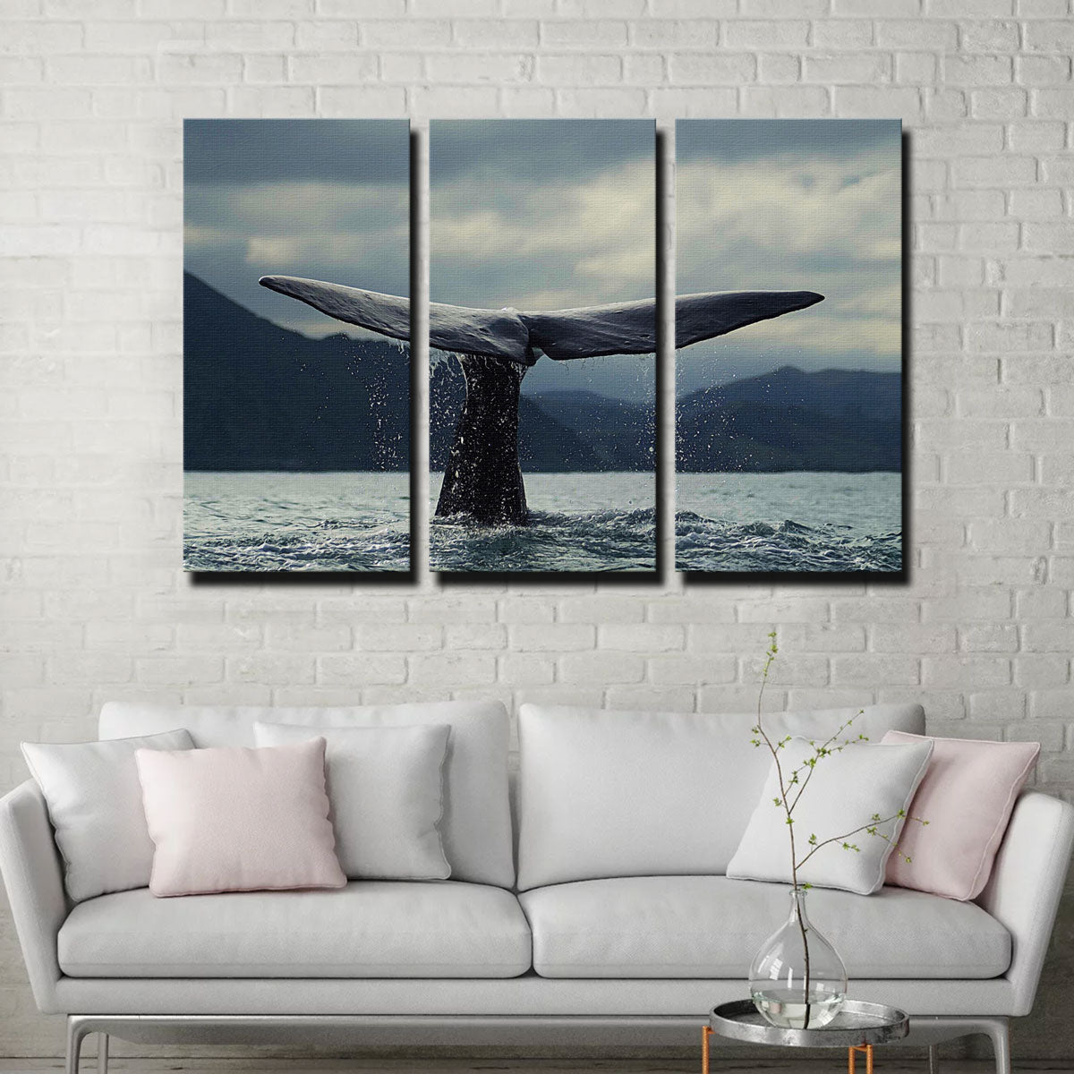 Whale Tail Wall Art