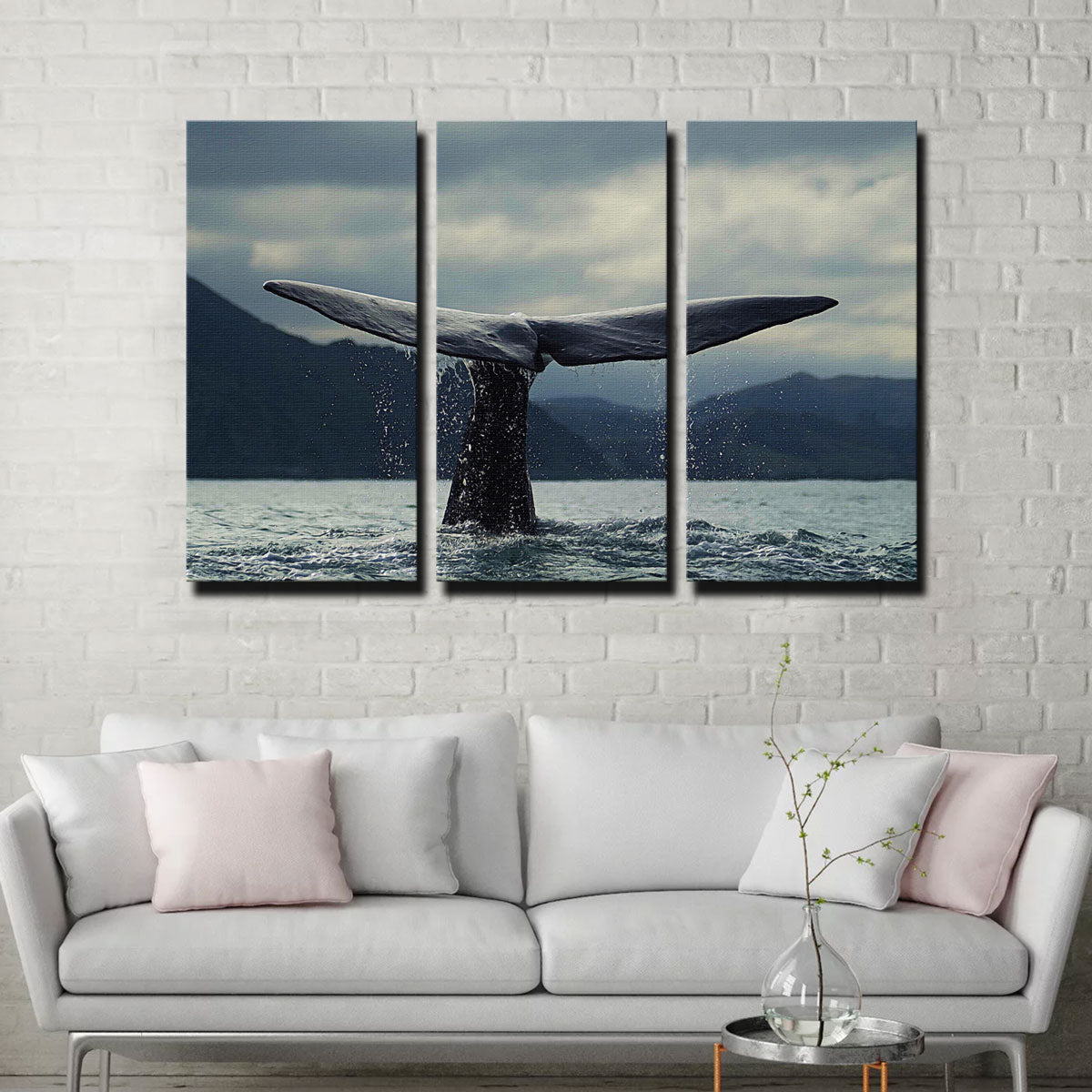 Whale Tail Canvas Set