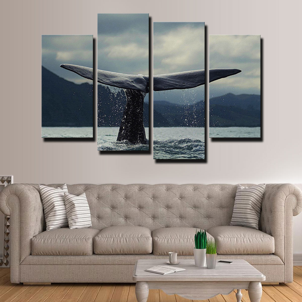 Whale Tail Wall Art