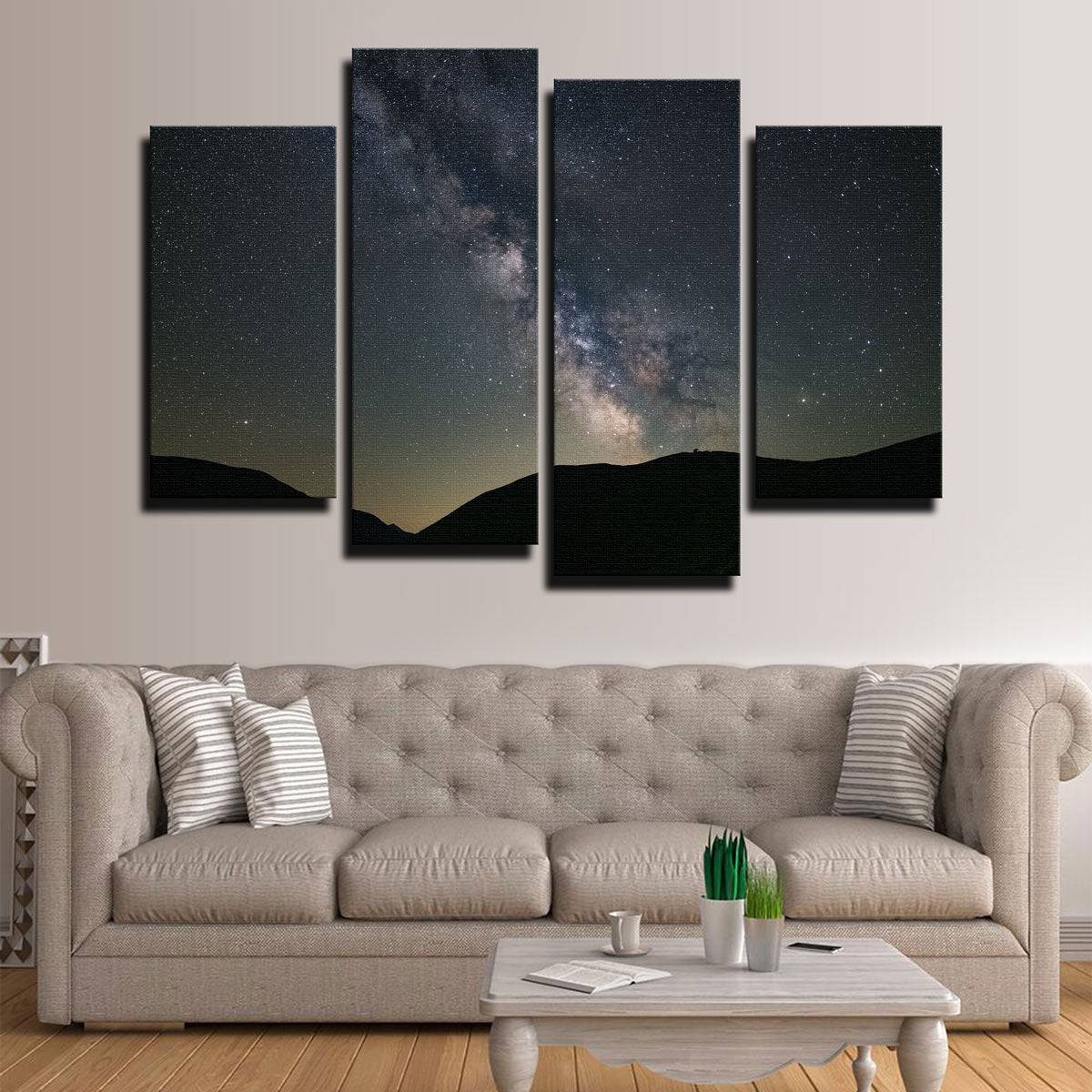 White Mountain Milky Way Wall Art