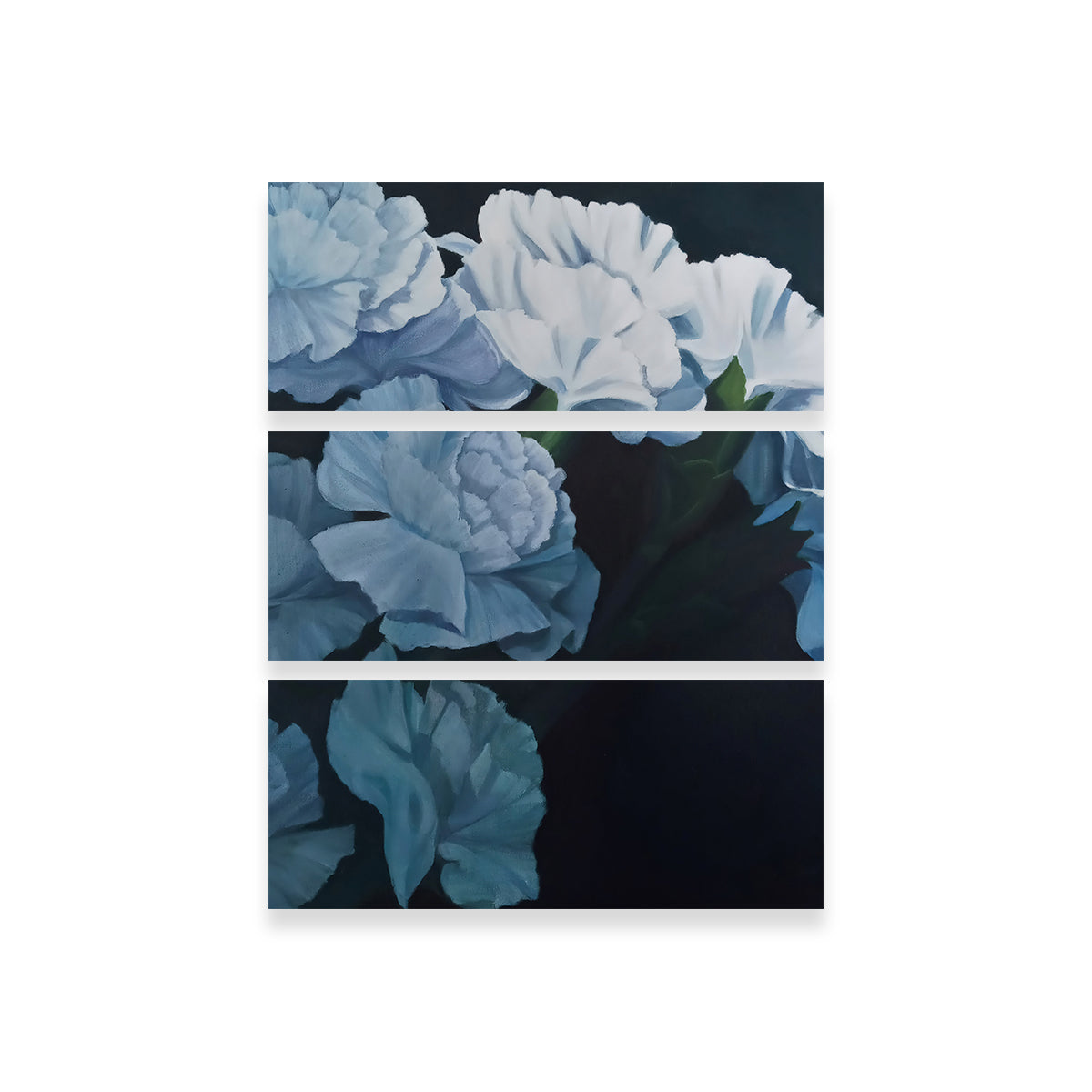 White Carnations Wall Art