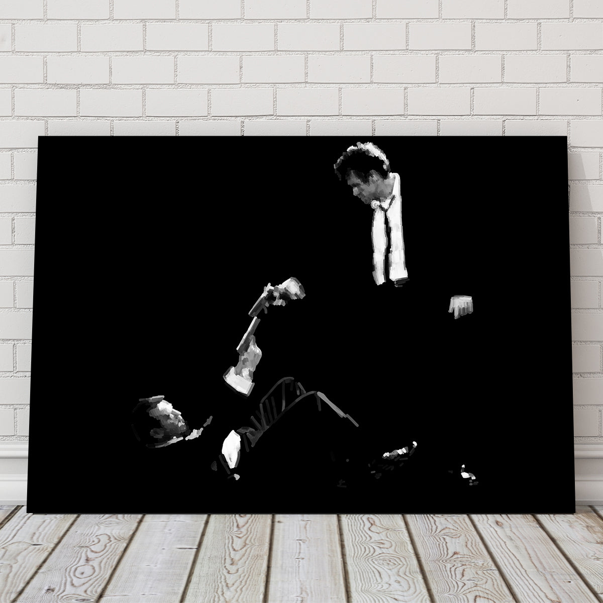 White Vs Pink Wall Art