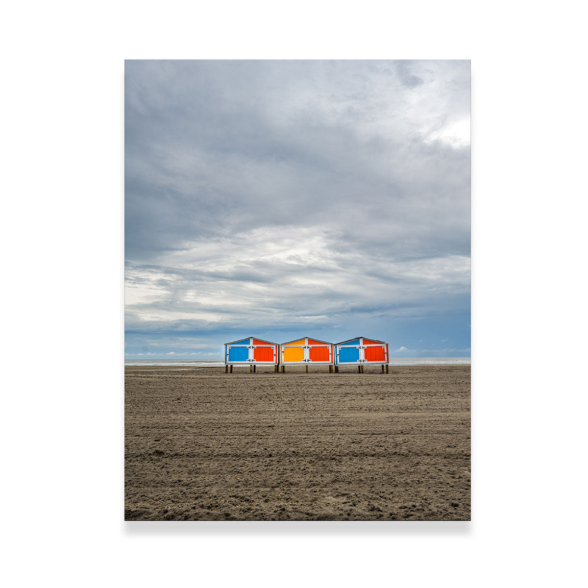 Wild Beach Huts Wall Art