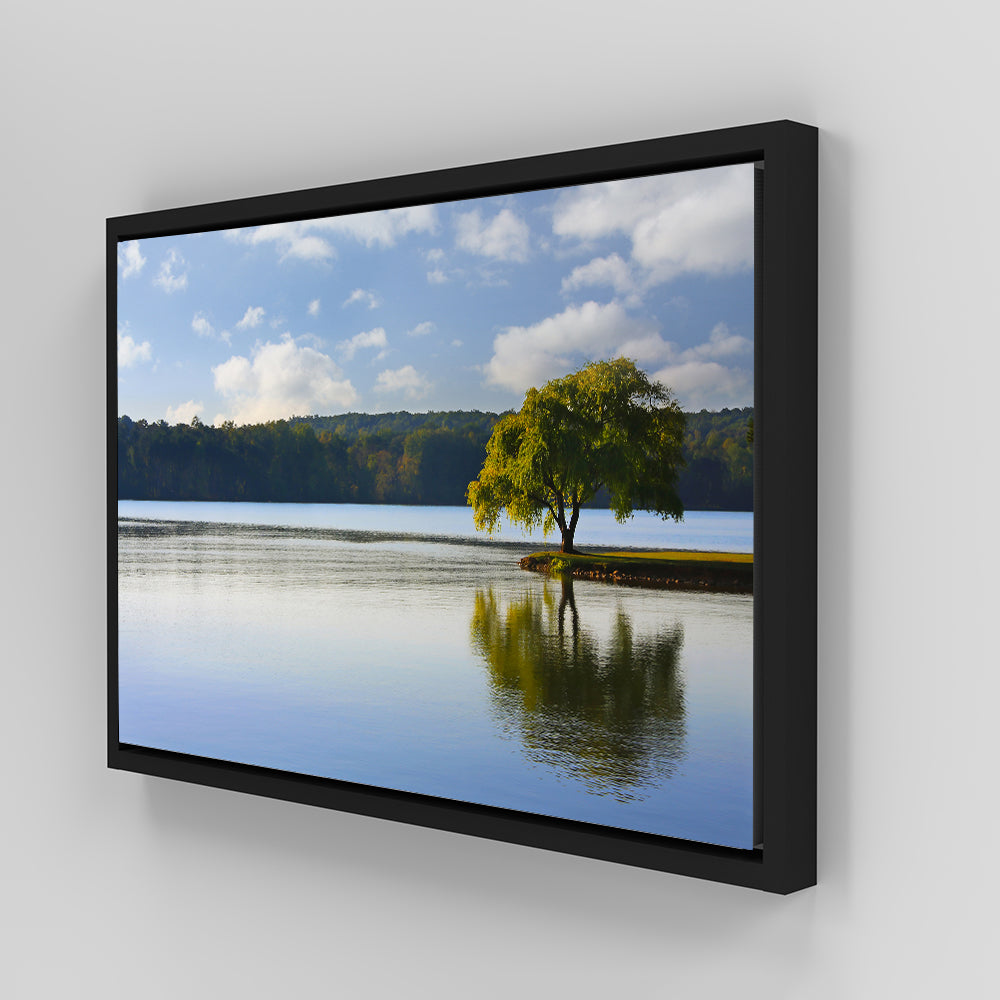 Willow Tree On The Tennessee River Wall Art