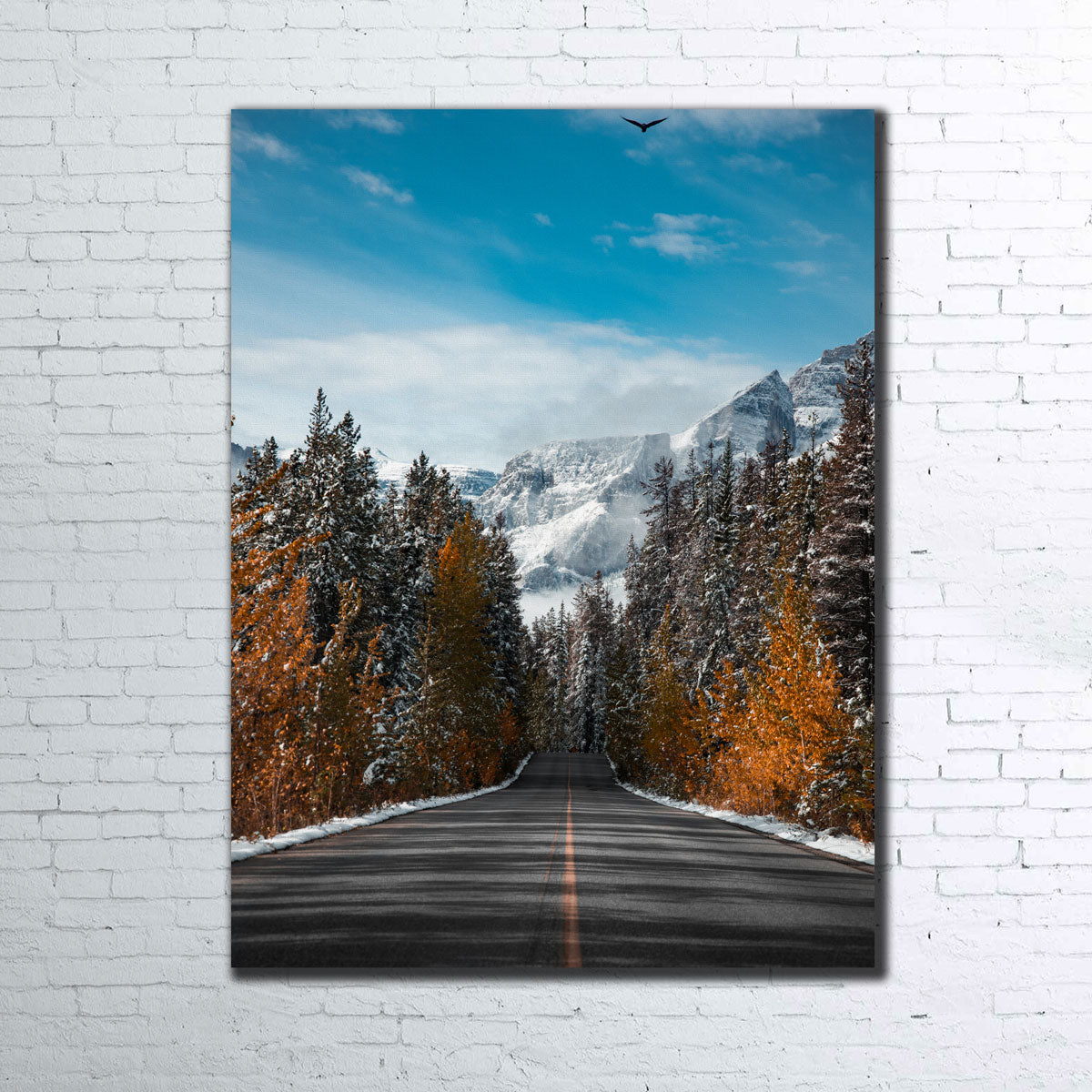 Winter Road Wall Art