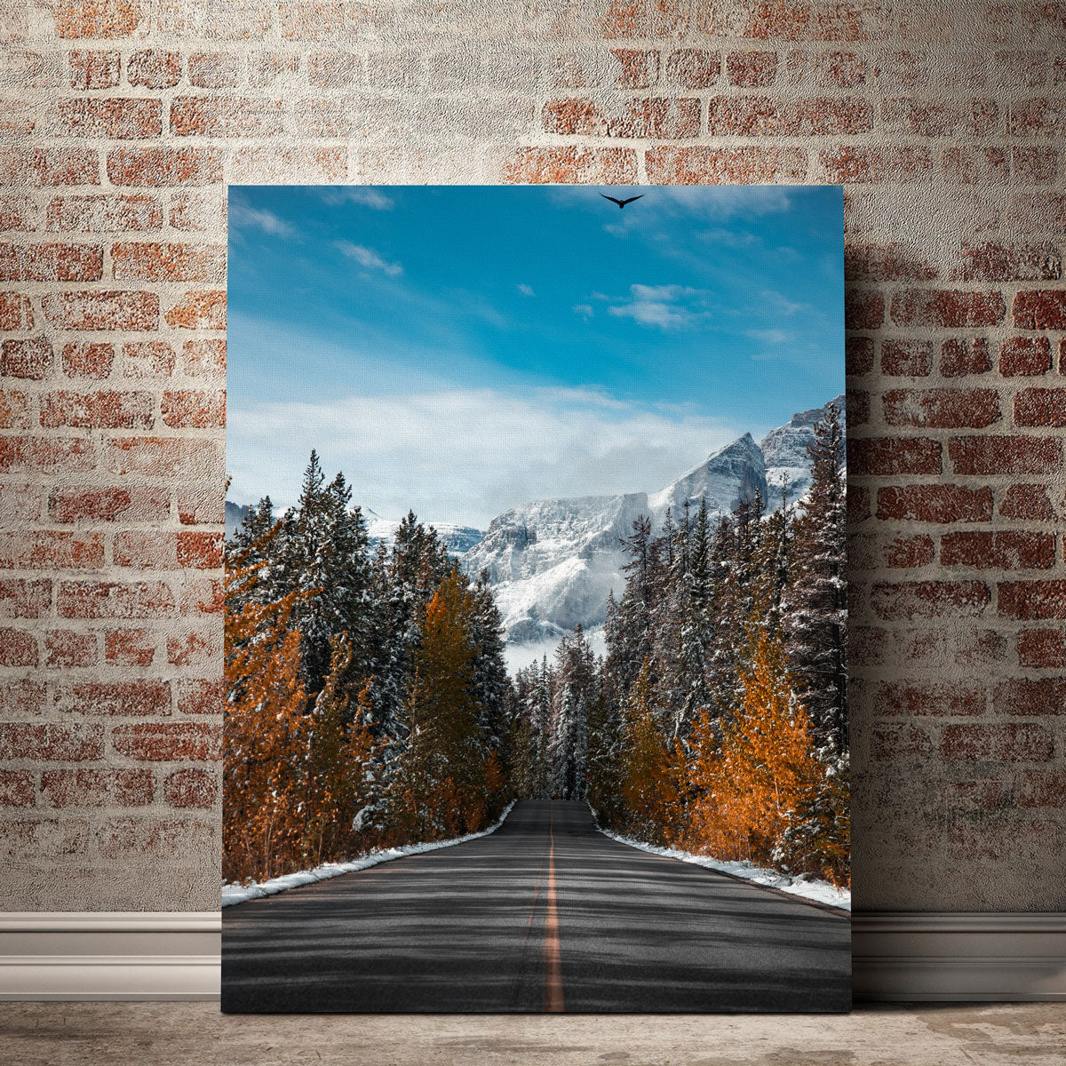 Winter Road Wall Art