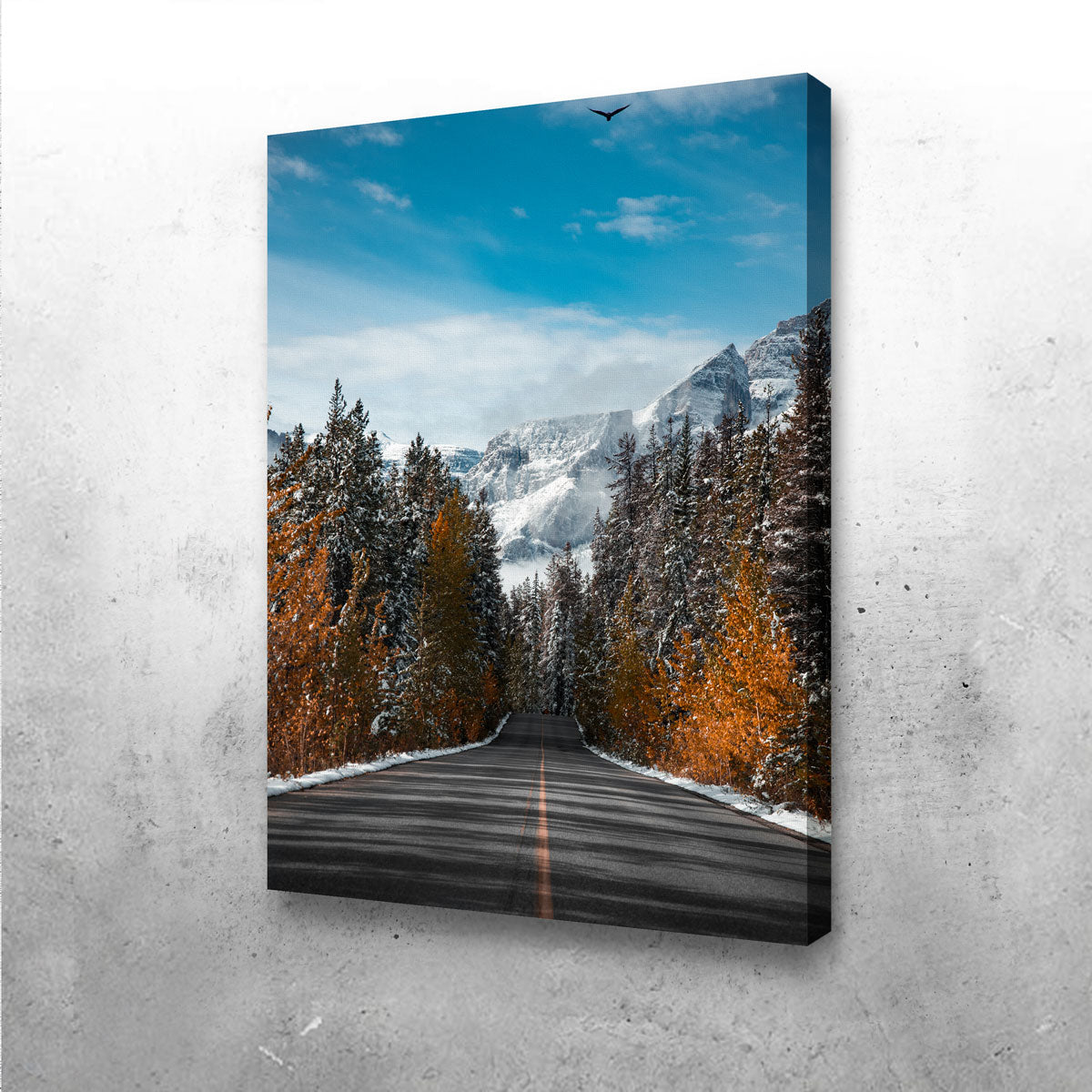 Winter Road Wall Art