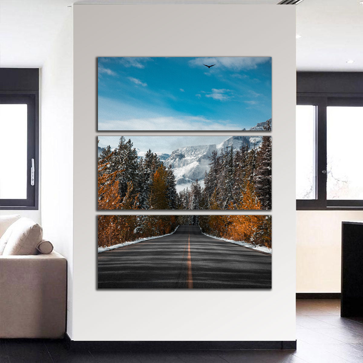 Winter Road Wall Art