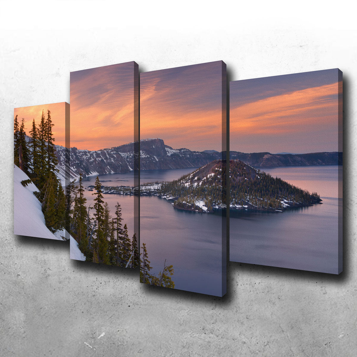 Wizard Island - Crater Lake Wall Art