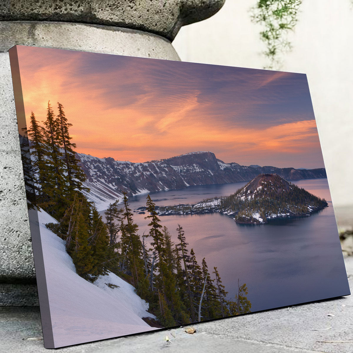 Wizard Island - Crater Lake Wall Art