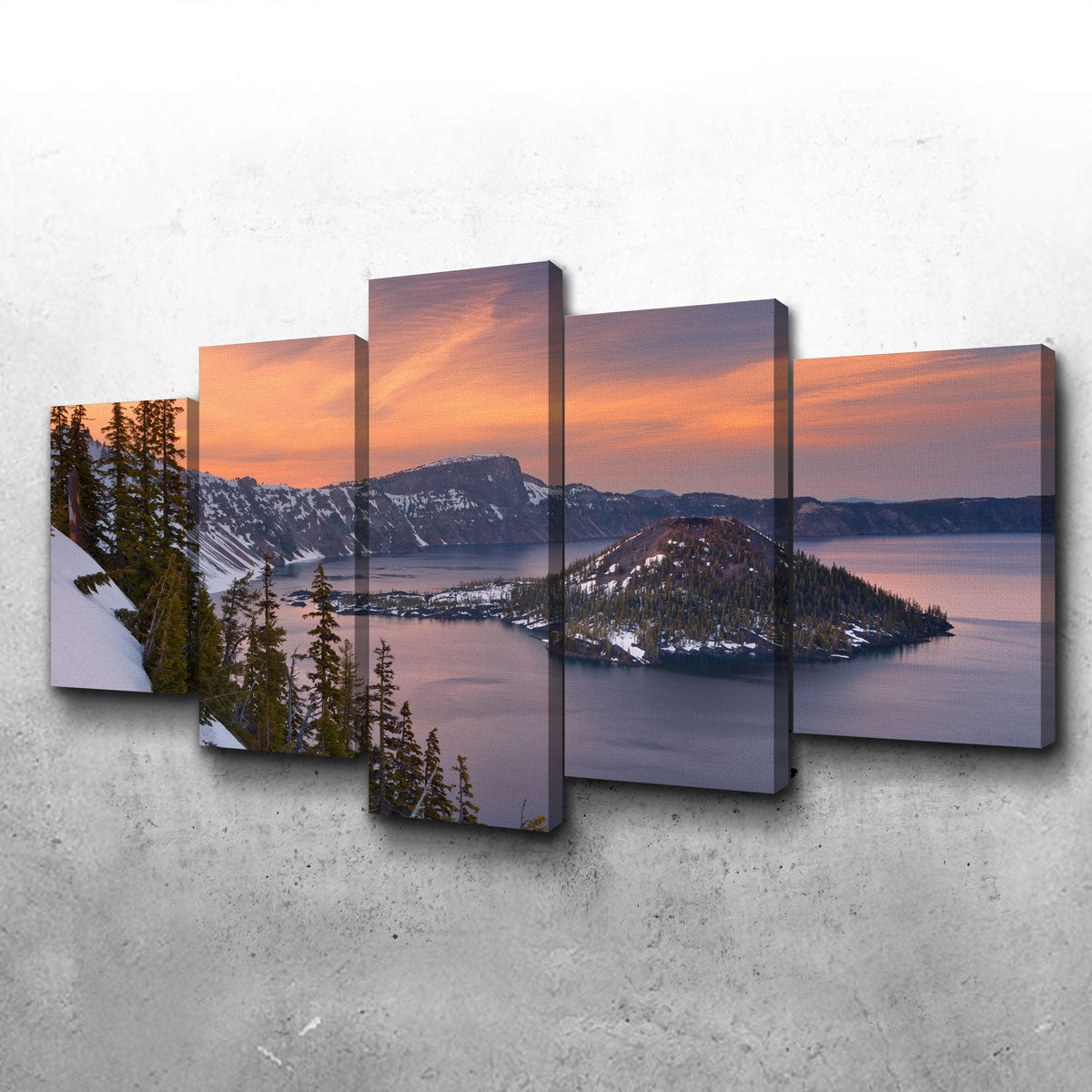 Wizard Island - Crater Lake Wall Art