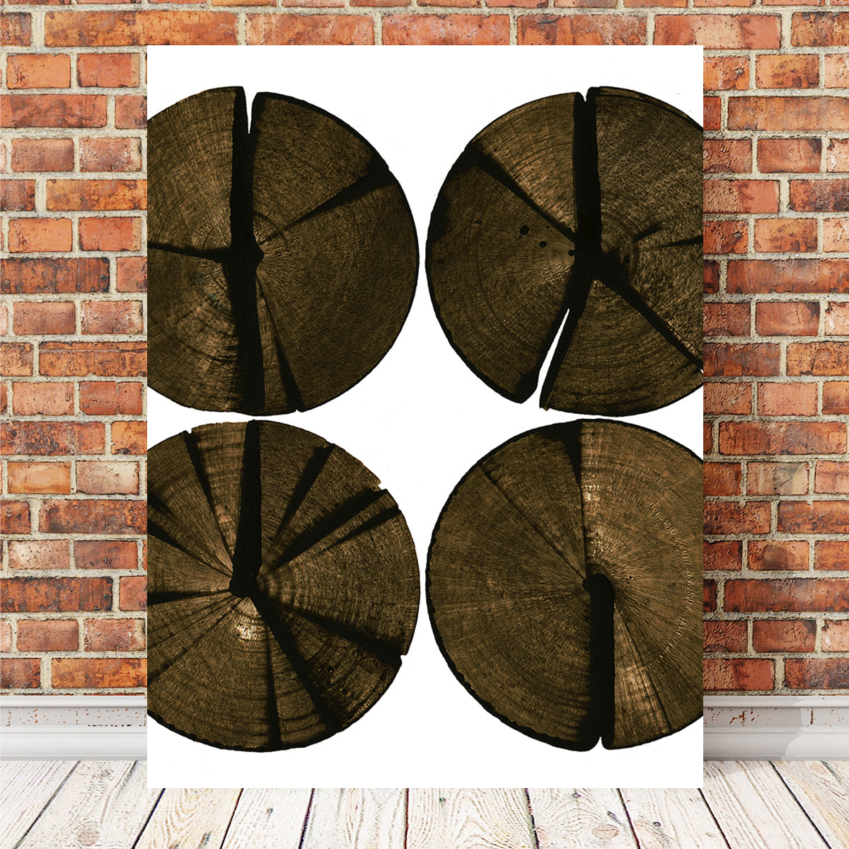 Wooden Rounds Wall Art