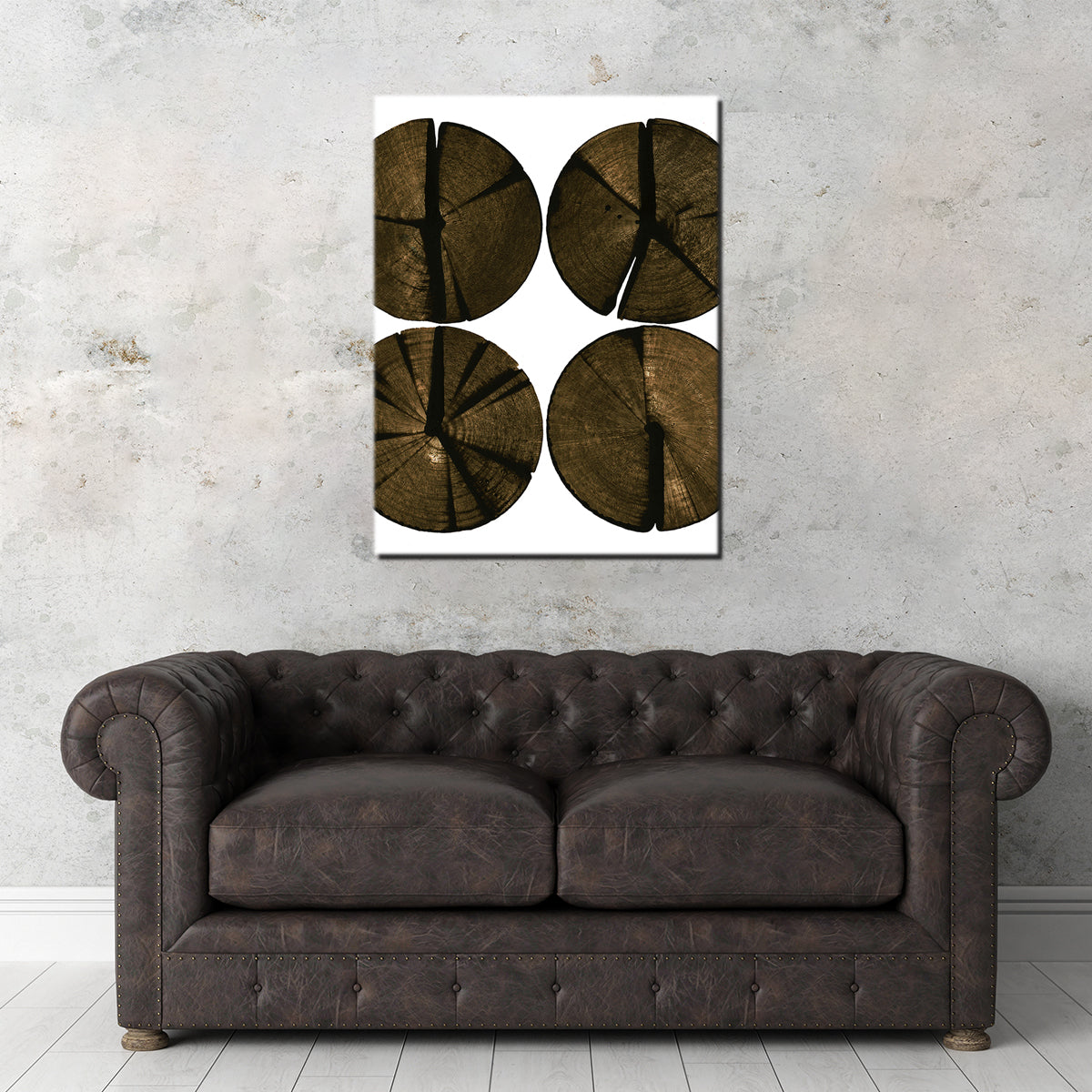 Wooden Rounds Wall Art