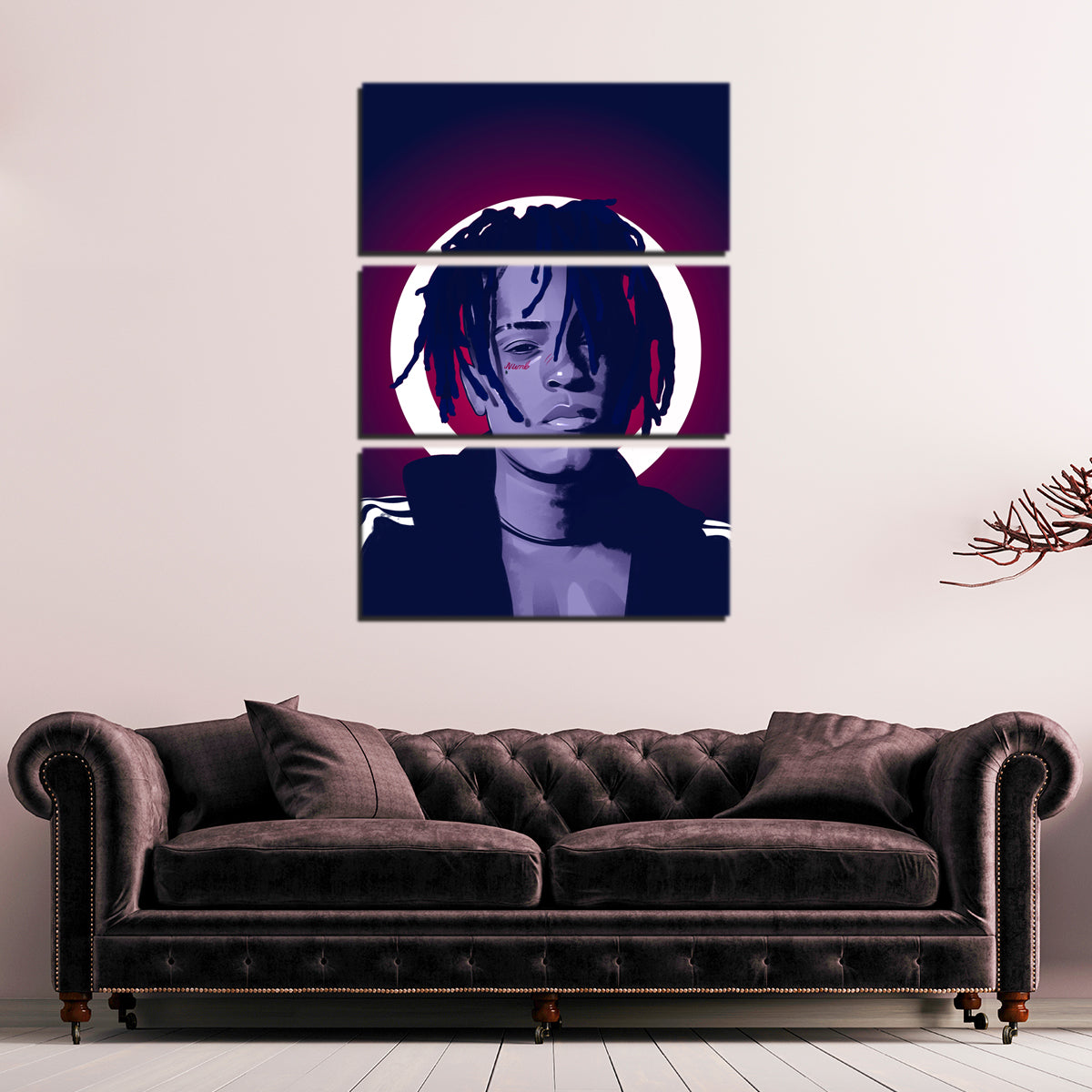 XXXTentacion Blue Wall Art