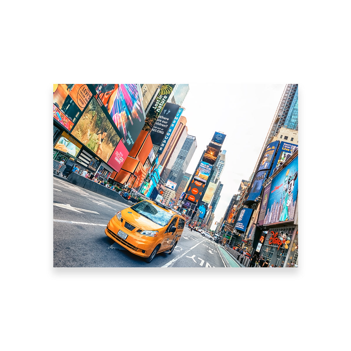 Yellow Cab Wall Art