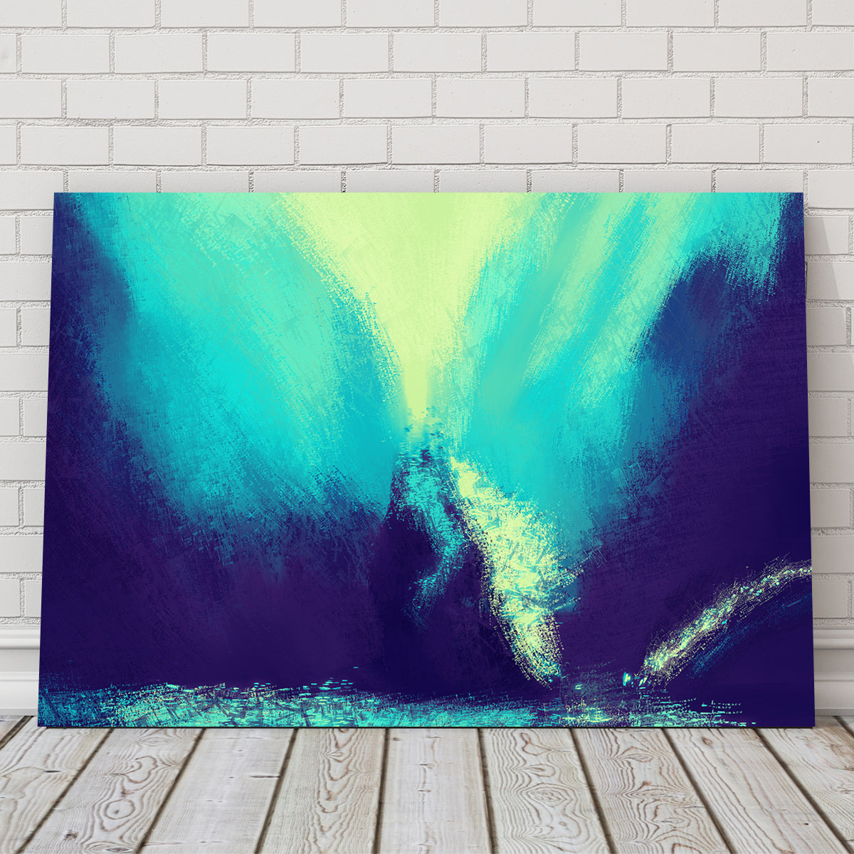 Zilla In Blue Wall Art