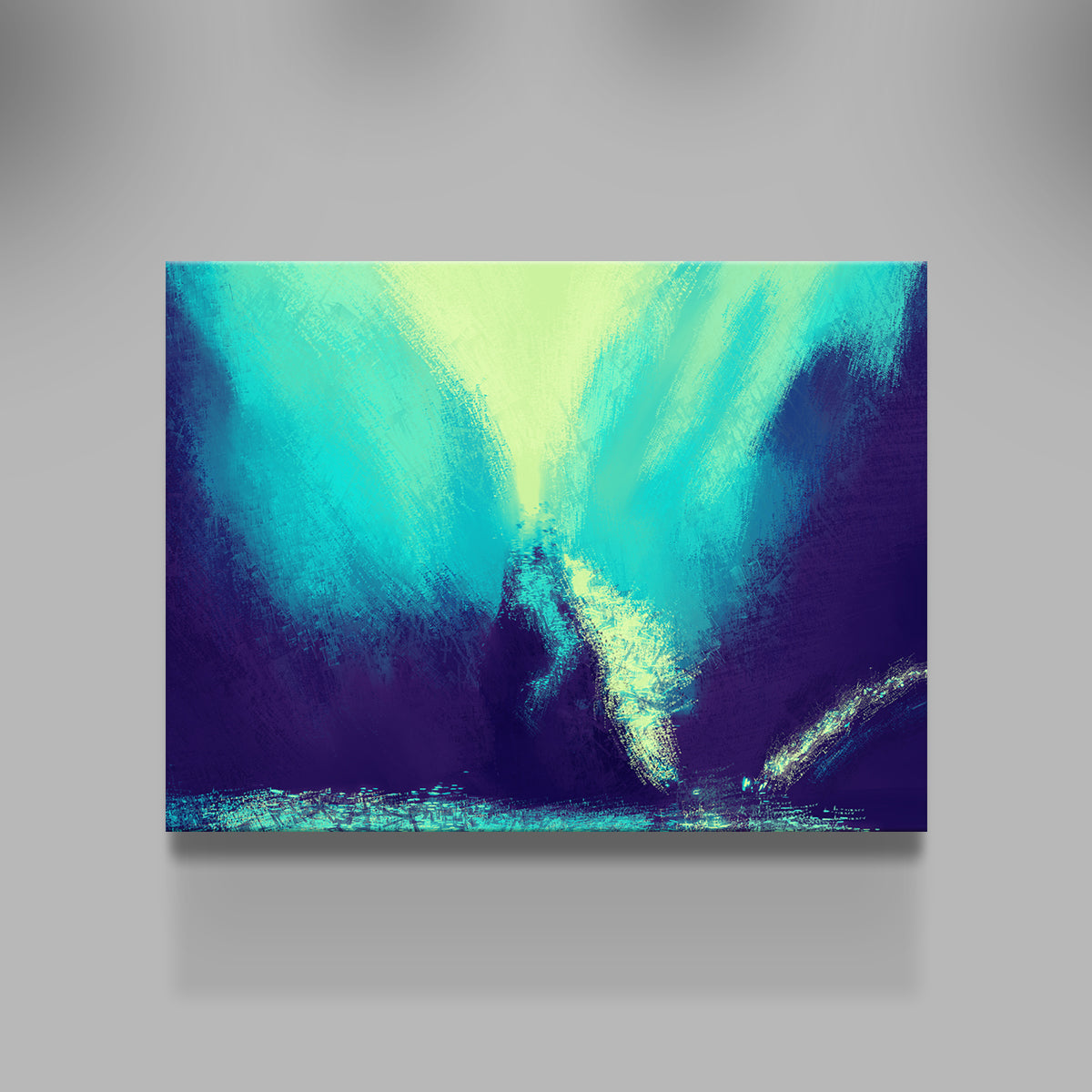 Zilla In Blue Wall Art