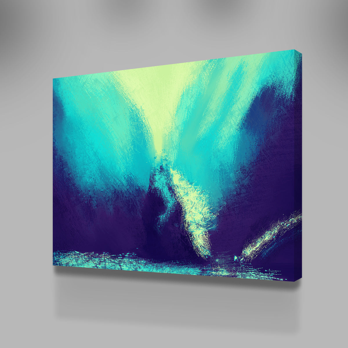 Zilla In Blue Wall Art