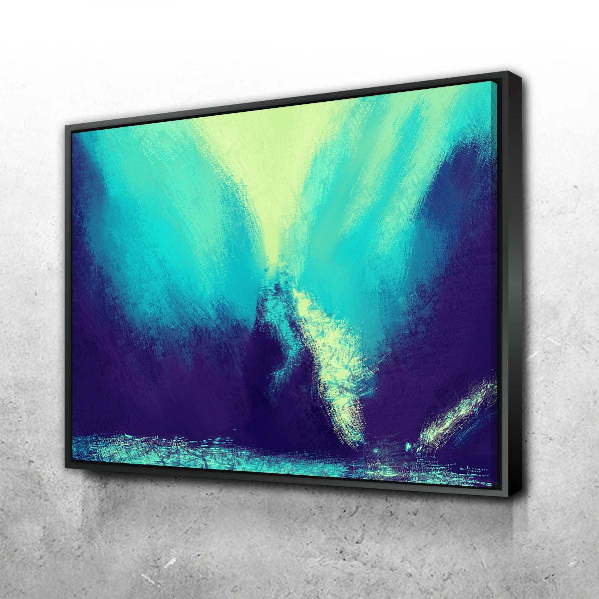 Zilla In Blue Wall Art