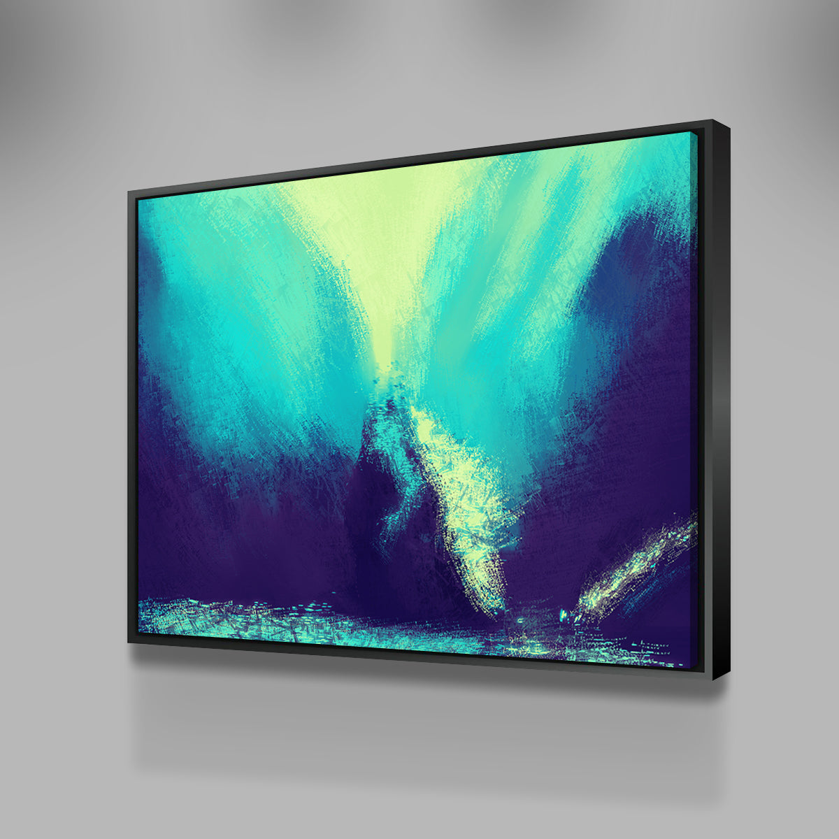 Zilla In Blue Wall Art