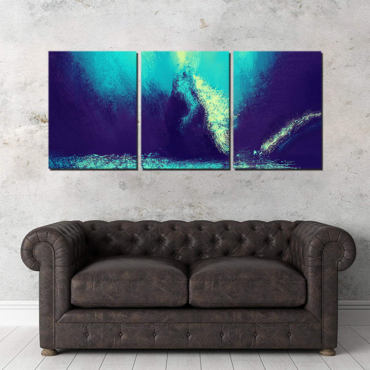 Zilla In Blue Wall Art