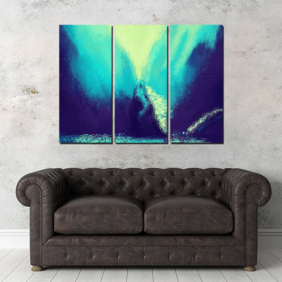 Zilla In Blue Wall Art