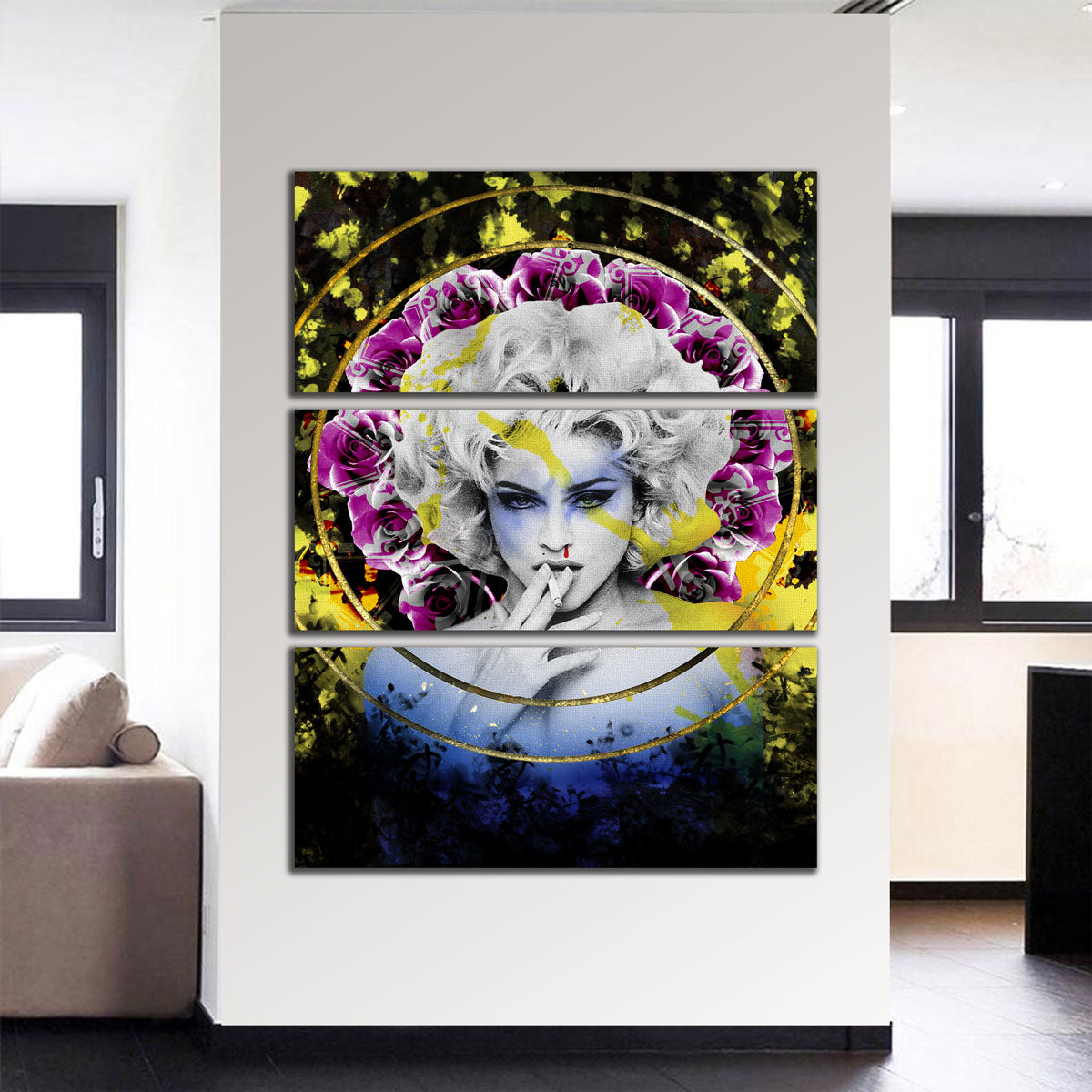Abstract Madonna Wall Art