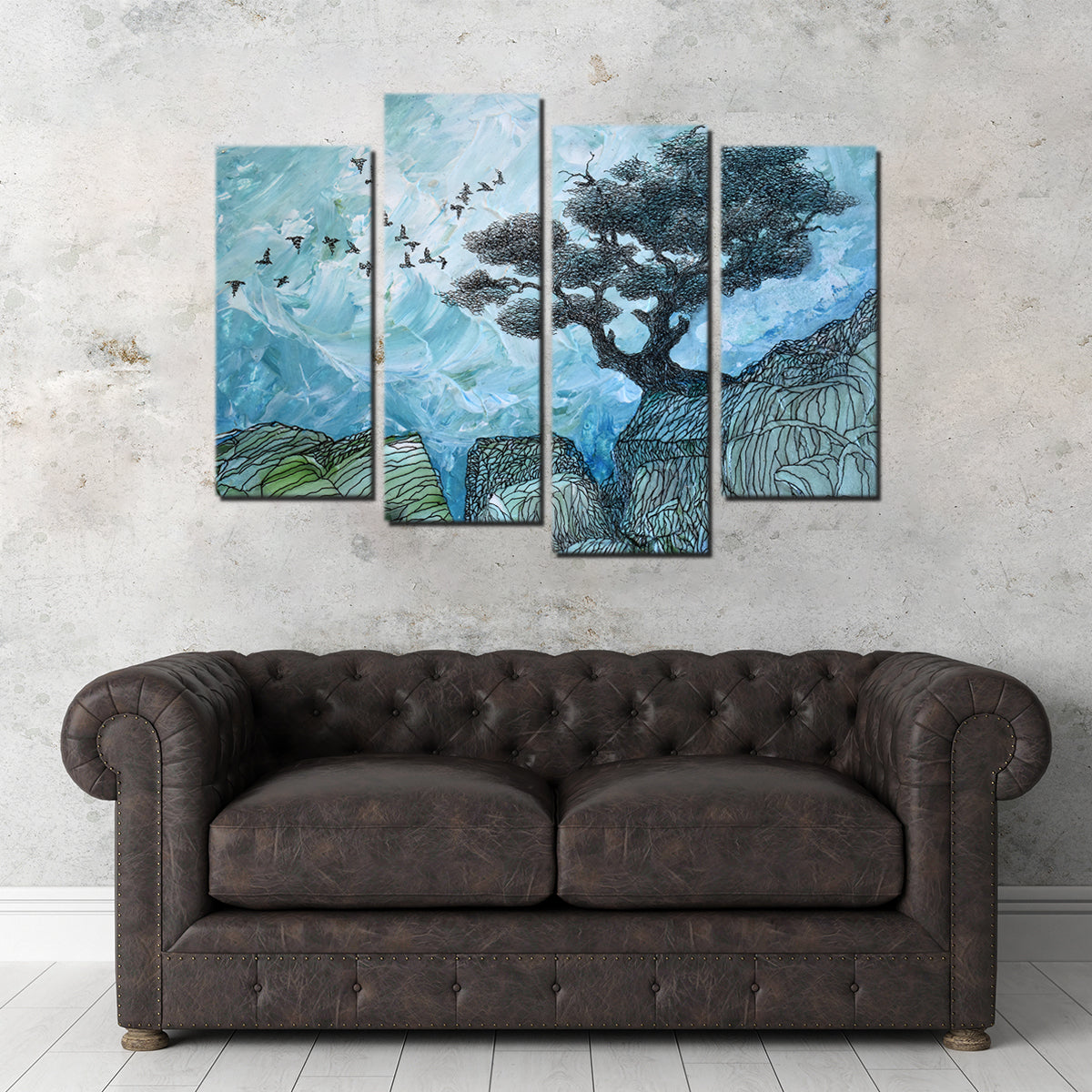 Alone, Content Wall Art