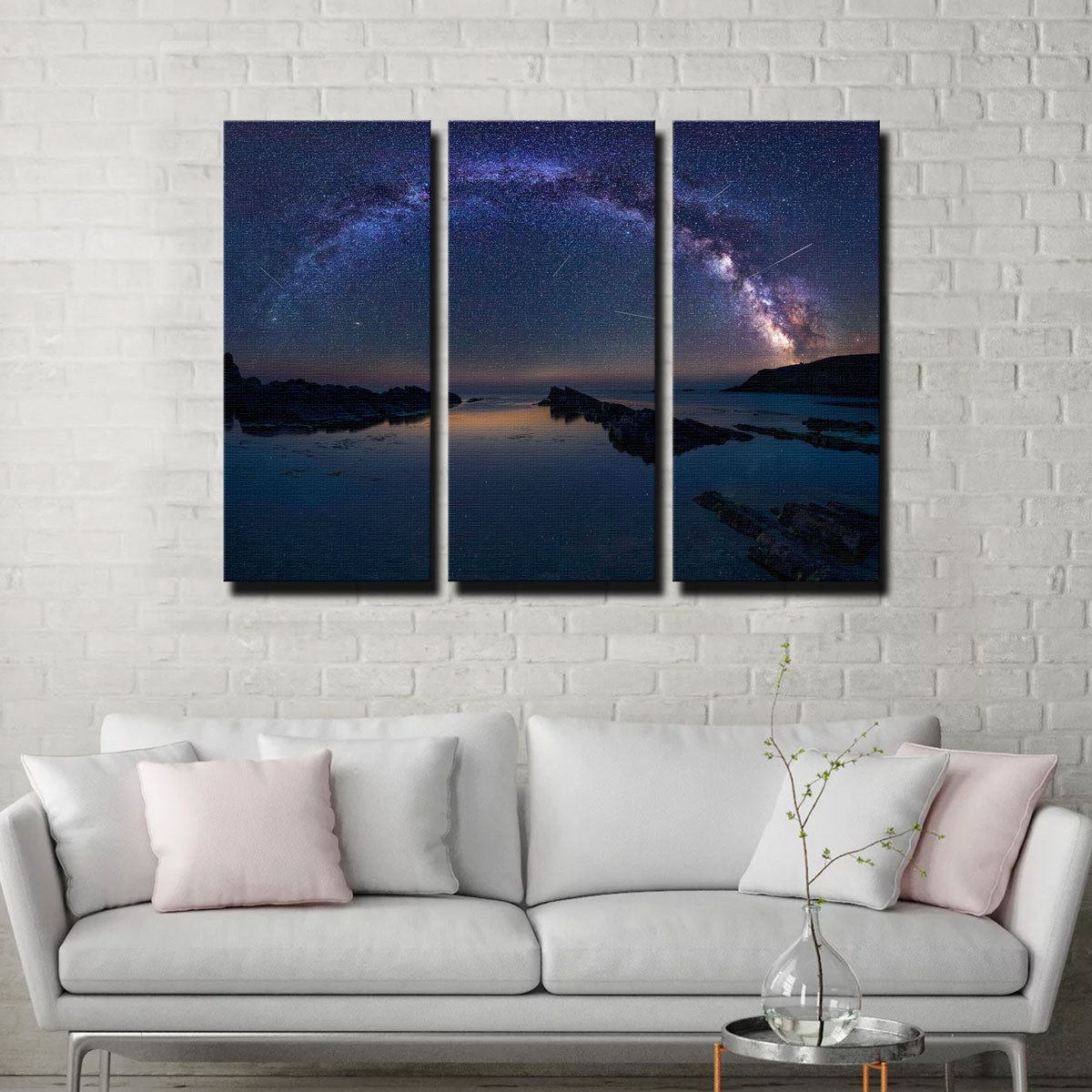 Arched Galaxy Canvas Set