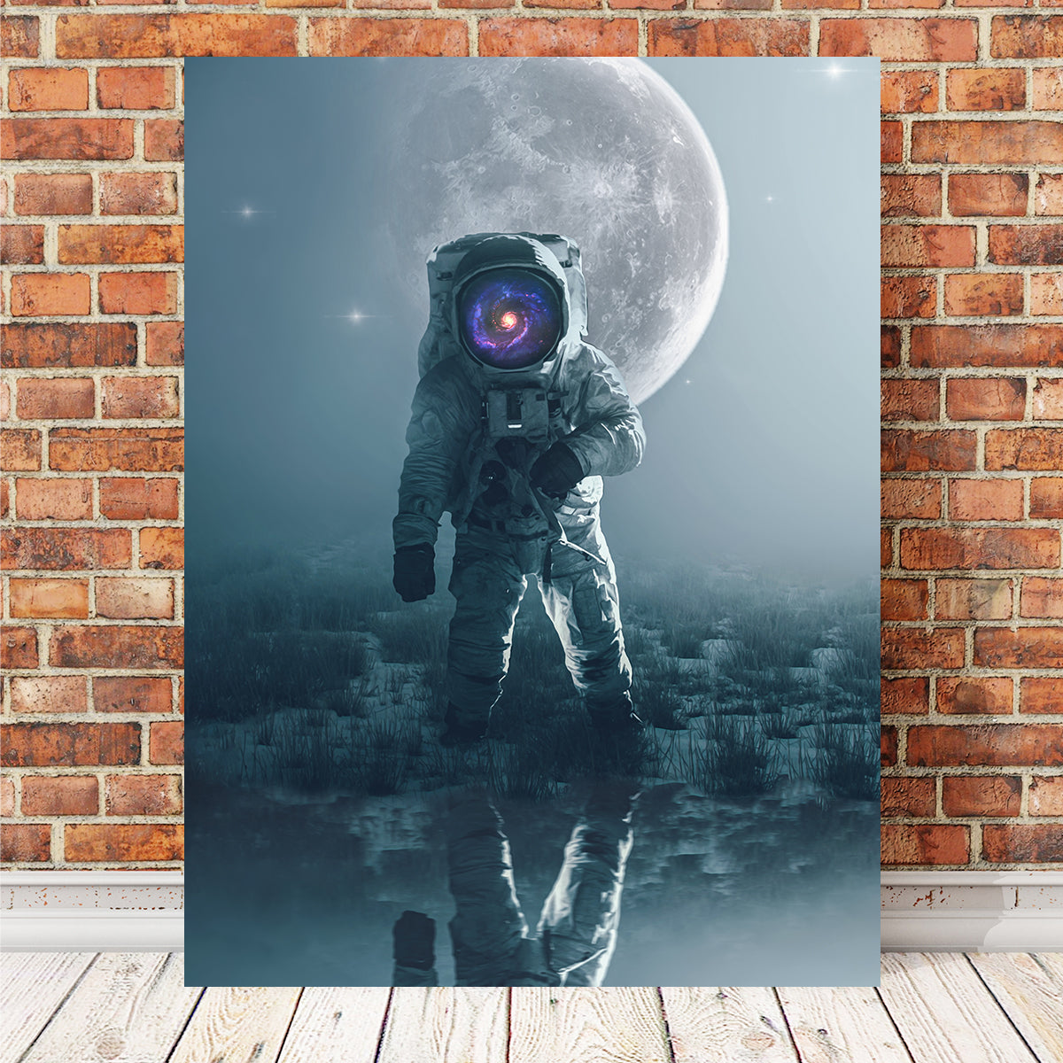 Astronaut Alone Wall Art