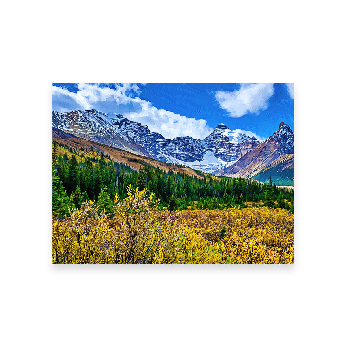 Autumn Mountains Wall Art