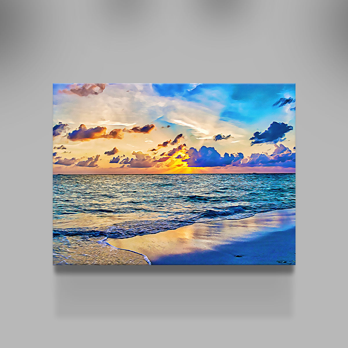 Azure Sunset Wall Art