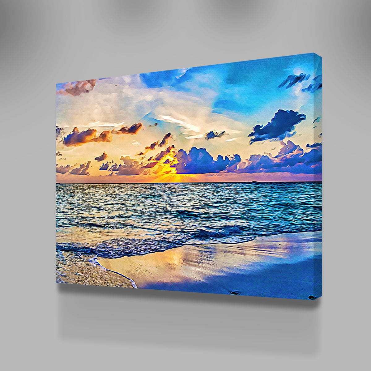 Azure Sunset Wall Art