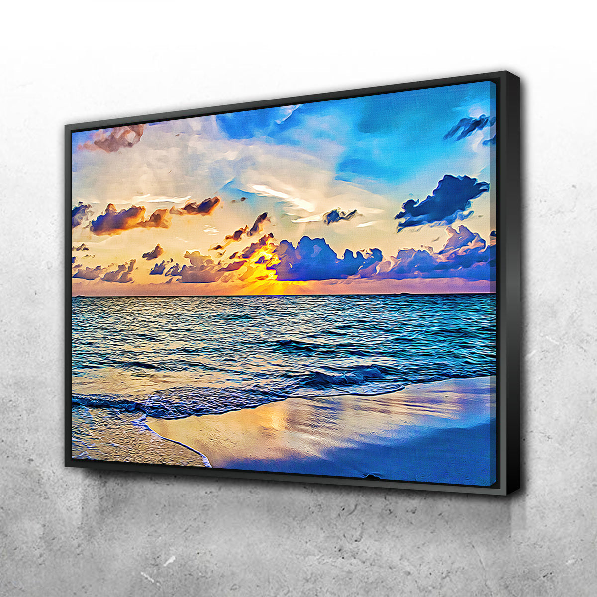 Azure Sunset Wall Art