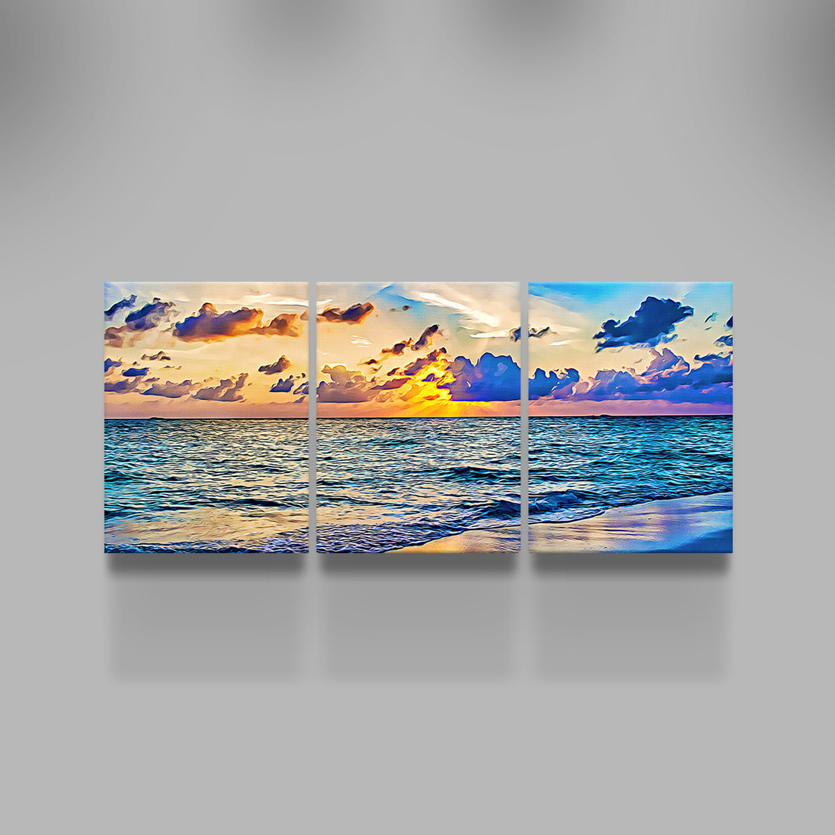 Azure Sunset Wall Art
