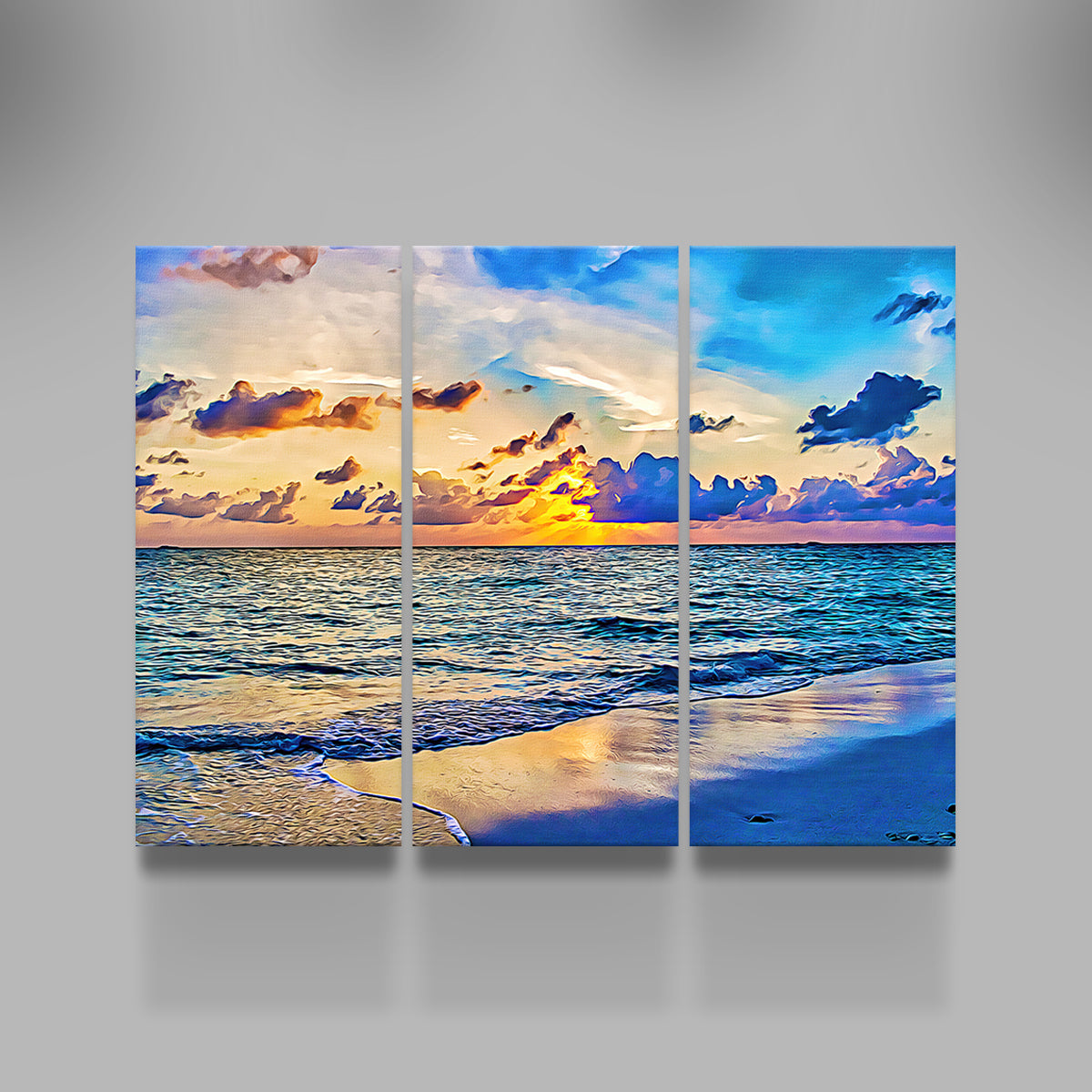 Azure Sunset Wall Art