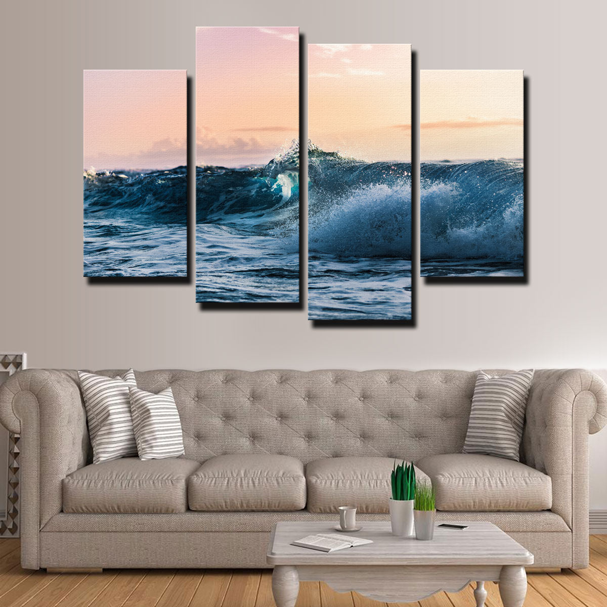 Blue Break Wall Art