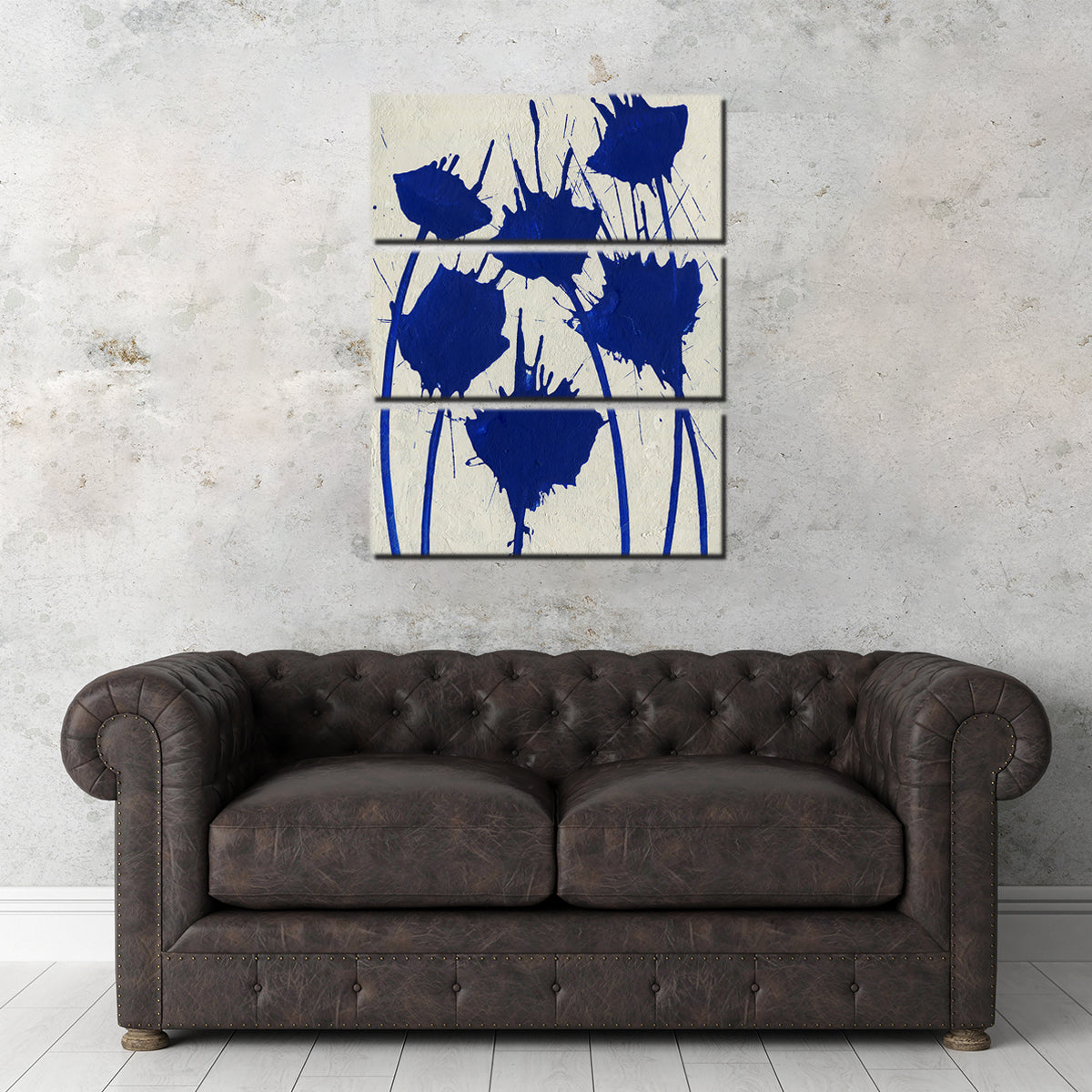 Blue Flowers Wall Art
