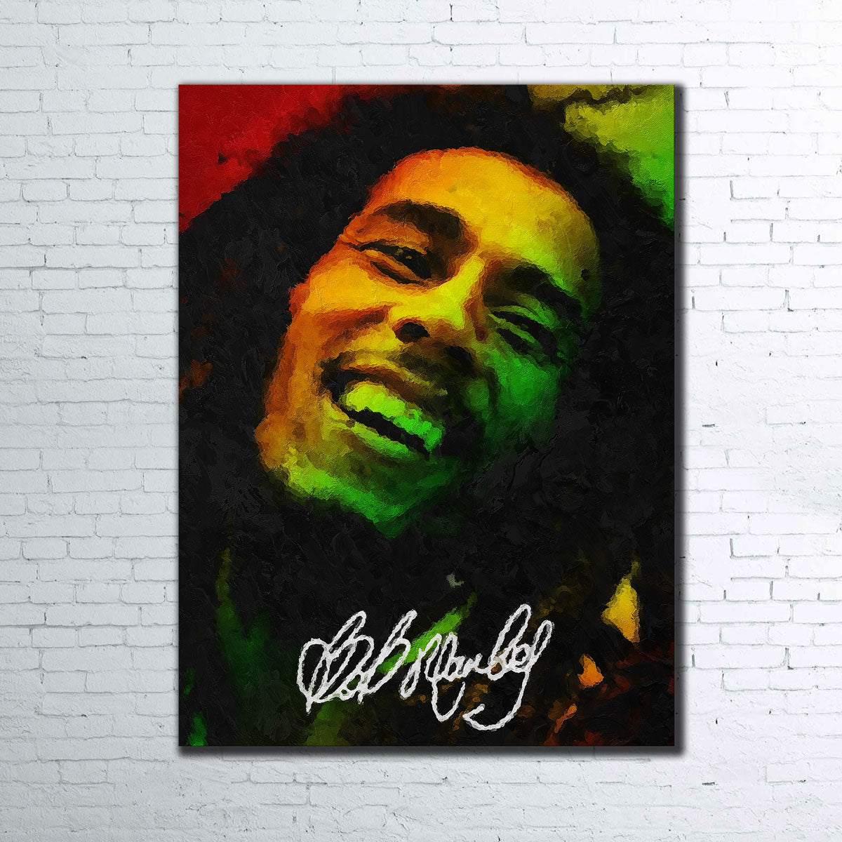 Bob Marley Painting Wall Art