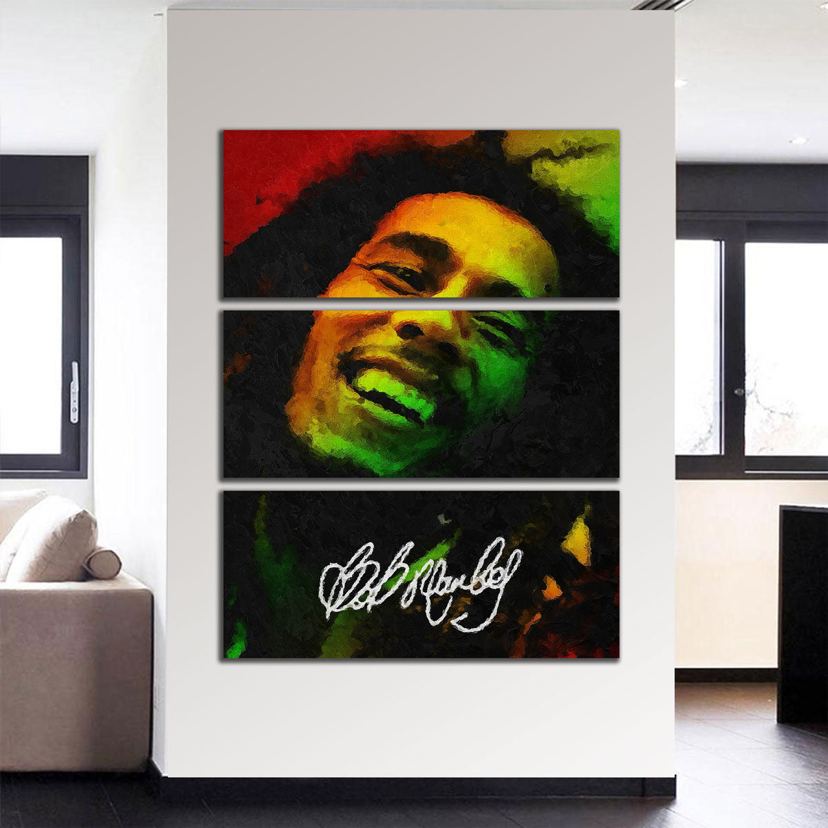 Bob Marley Painting Wall Art